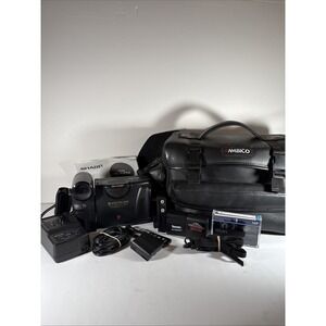 Sharp Viewcam VL-E37 Black Camcorder & Accessories - Turns on *READ*